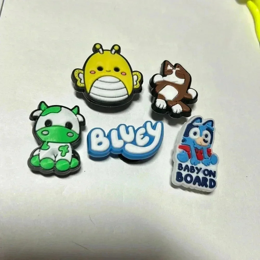 Bluey Croc  shoe charms‎ set